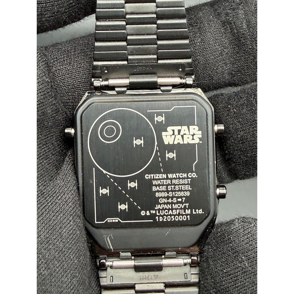 Citizen‎ Star Wars Trench Run Ana-Digi Temp Limited Edition Black IP 8989 Watch - Picture 2 of 3
